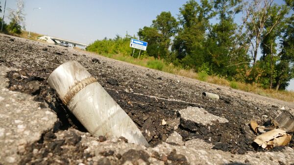 Последствия обстрела в Донбассе Последствия обстрела в Донбассе