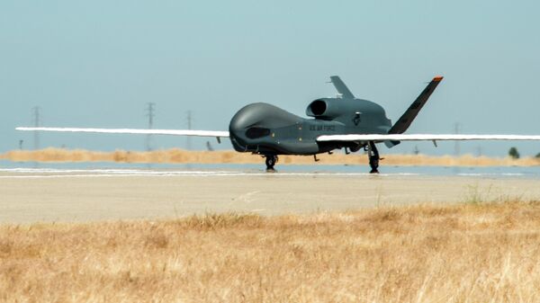 Американский стратегический разведывательный БПЛА RQ-4 Global Hawk Американский стратегический разведывательный БПЛА RQ-4 Global Hawk
