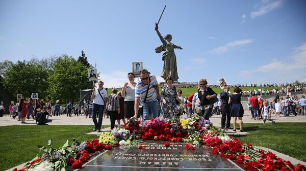 Участники акция Бессмертный полк в Волгограде Участники акция Бессмертный полк в Волгограде
