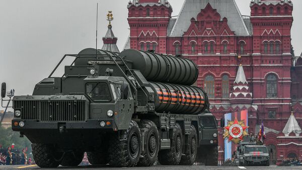 Транспортно-пусковая установка зенитного ракетного комплекса С-400 Триумф Транспортно-пусковая установка зенитного ракетного комплекса С-400 Триумф