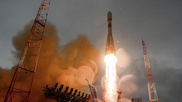 Пуск ракеты космического назначения среднего класса Союз-2.1Б с российским навигационным космическим аппаратом Глонасс-М с космодрома Плесецк. 27 мая 2019 Пуск ракеты космического назначения среднего класса Союз-2.1Б с российским навигационным космическим аппаратом Глонасс-М с космодрома Плесецк. 27 мая 2019