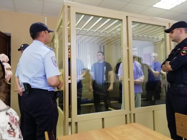 Судебное заседание по делу банды Волобуя Судебное заседание по делу банды Волобуя
