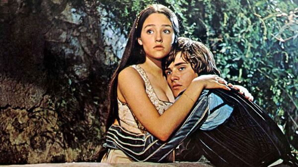 Кадр из фильма Ромео и Джульетта итальянского режиссера Франко Дзефирелли