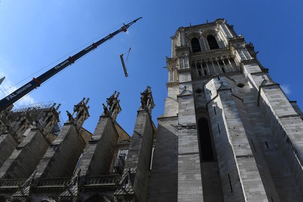 Восстановительные работы Собора Парижской Богоматери (Notre Dame de Paris) после пожара Восстановительные работы Собора Парижской Богоматери (Notre Dame de Paris) после пожара