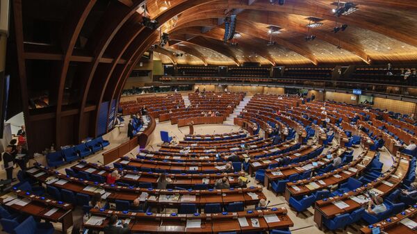 Зал заседаний Парламентской ассамблеи Совета Европы Зал заседаний Парламентской ассамблеи Совета Европы
