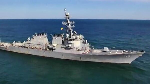 Эсминец ВМС США Carney в акватории Черного моря во время учения стран НАТО Sea Breeze-2019 Эсминец ВМС США Carney в акватории Черного моря во время учения стран НАТО Sea Breeze-2019