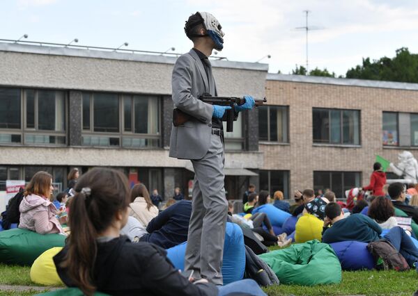 Посетители фестиваля науки и технологий Geek Picnic 2019 Жить вечно/Immortality Посетители фестиваля науки и технологий Geek Picnic 2019 Жить вечно/Immortality
