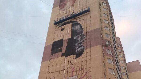 Стрит-арт фестиваль URBAN MORPHOGENESI. Маркс после Стрит-арт фестиваль URBAN MORPHOGENESI. Маркс после