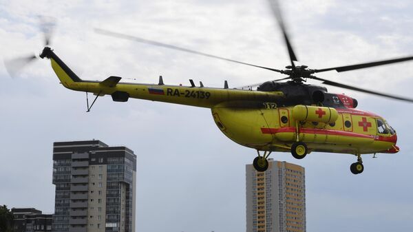 Вертолет Национальной службы санитарной авиации Ми-8 АМТ