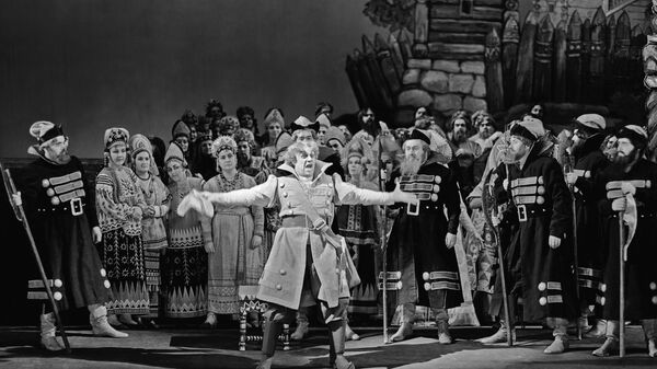 Фрагмент оперы Сказка о царе Салтане Большого театра 1959 года Фрагмент оперы Сказка о царе Салтане Большого театра 1959 года