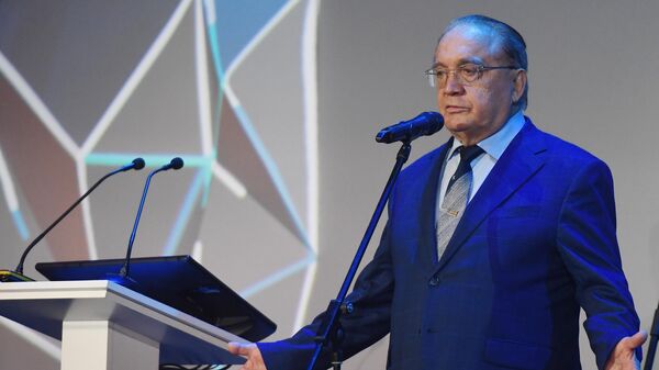 Ректор МГУ имени М. В. Ломоносова, академик Виктор Садовничий во время открытия фестиваля Nauka 0+ Ректор МГУ имени М. В. Ломоносова, академик Виктор Садовничий во время открытия фестиваля Nauka 0+