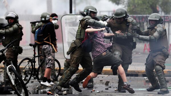 Массовые протесты в Чили Массовые протесты в Чили
