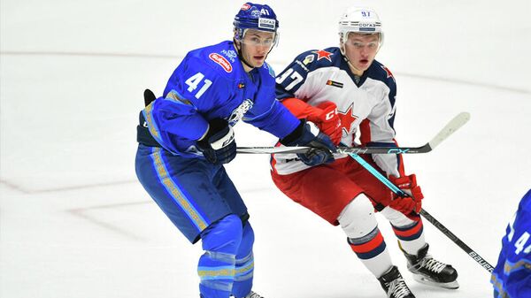 Барыс - ЦСКА в матче регулярного чемпионата КХЛ