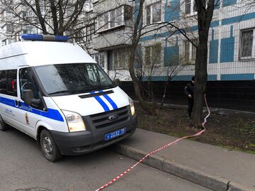 Ситуация на месте гибели женщины и ребенка в Москве Ситуация на месте гибели женщины и ребенка в Москве
