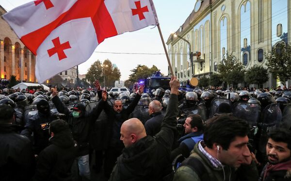 Акции протеста в Тбилиси Акции протеста в Тбилиси
