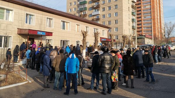 Очередь за медицинскими справками для водителей в Забайкальский краевой наркологический диспансер Очередь за медицинскими справками для водителей в Забайкальский краевой наркологический диспансер