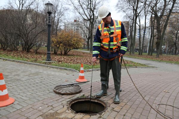 Плановое обследование водосточных сетей Москвы Плановое обследование водосточных сетей Москвы