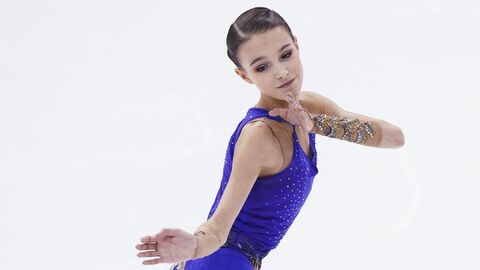 Фигуристка Анна Щербакова Фигуристка Анна Щербакова