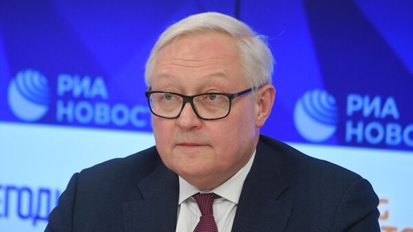 Сергей Рябков на пресс-конференции, посвященной началу председательства России в БРИКС в 2020 году Сергей Рябков на пресс-конференции, посвященной началу председательства России в БРИКС в 2020 году