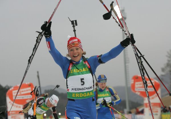 Россиянка Ольга Зайцева победила в масс-старте на чемпионате мира по биатлону Россиянка Ольга Зайцева победила в масс-старте на чемпионате мира по биатлону