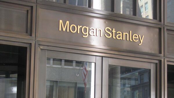 Офис банка Morgan Stanley. Архивное фото Офис банка Morgan Stanley. Архивное фото
