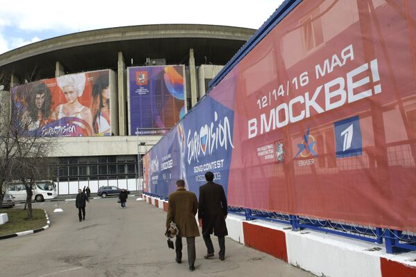 Подготовка СК Олимпийский к Евровидению-2009 Подготовка СК Олимпийский к Евровидению-2009