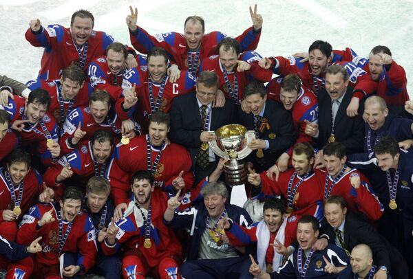 Сборная России стала чемпионом мира по хоккею Сборная России стала чемпионом мира по хоккею