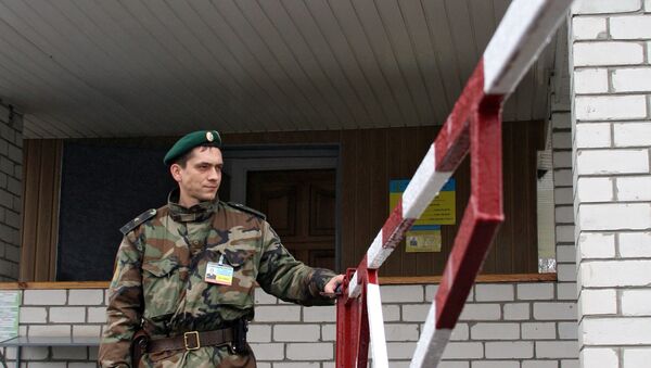На международном пограничном автомобильном пункте пропуска Гоптивка На международном пограничном автомобильном пункте пропуска Гоптивка