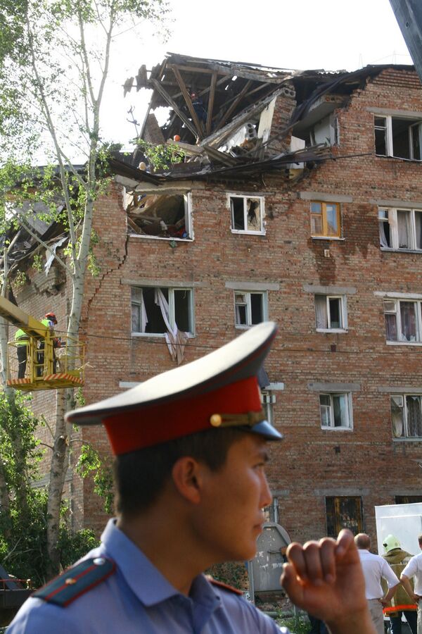 Взрыв бытового газа в Омске Взрыв бытового газа в Омске