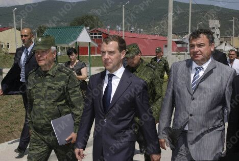 Рабочий визит президент РФ Дмитрия Медведева в Южную Осетию Рабочий визит президент РФ Дмитрия Медведева в Южную Осетию