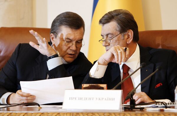Виктор Янукович и Виктор Ющенко Виктор Янукович и Виктор Ющенко