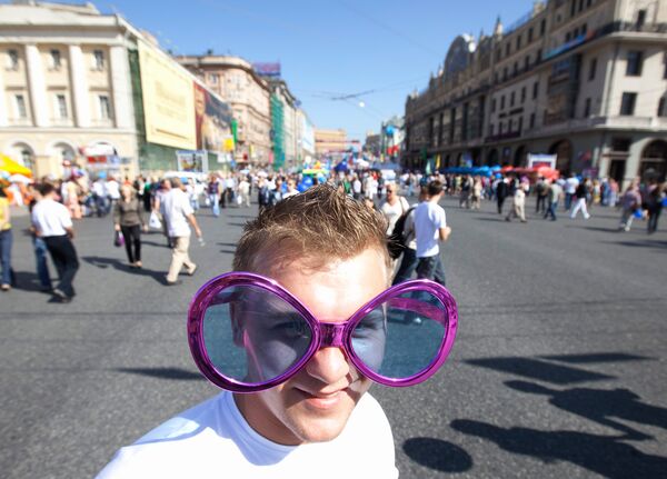 День города Москвы на Тверской улице День города Москвы на Тверской улице