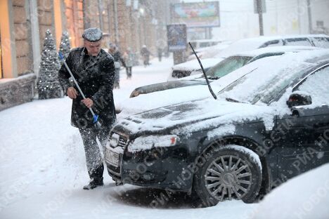 Снегопад в Москве Снегопад в Москве