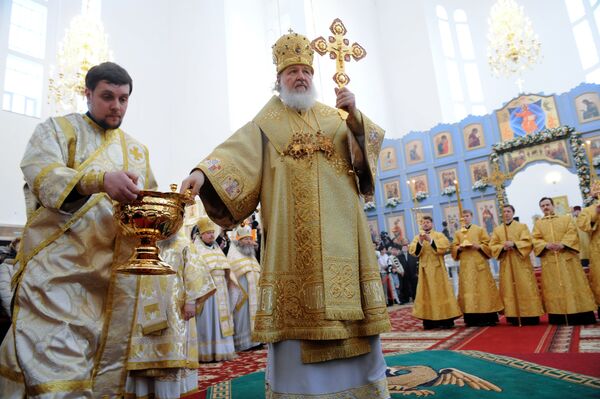 Патриарх Московский и Всея Руси Кирилл совершает визит в Казахстан Патриарх Московский и Всея Руси Кирилл совершает визит в Казахстан