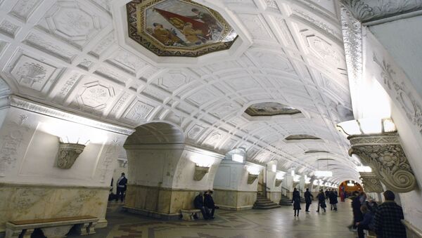 Станция Кольцевой линии Московского метрополитена Белорусская. Архив Станция Кольцевой линии Московского метрополитена Белорусская. Архив