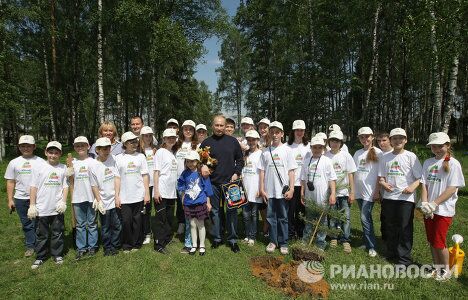 Премьер-министр РФ Владимир Путин посетил парк Лосиный остров Премьер-министр РФ Владимир Путин посетил парк Лосиный остров