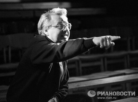 Табаков на репитиции Табаков на репитиции