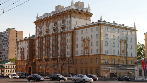 Здание американского посольства в Москве Здание американского посольства в Москве