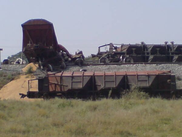 Место подрыва поезда в Дагестане Место подрыва поезда в Дагестане