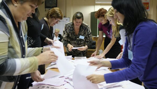 Подсчет голосов после выборов законодательного собрания в Новосибирской области Подсчет голосов после выборов законодательного собрания в Новосибирской области