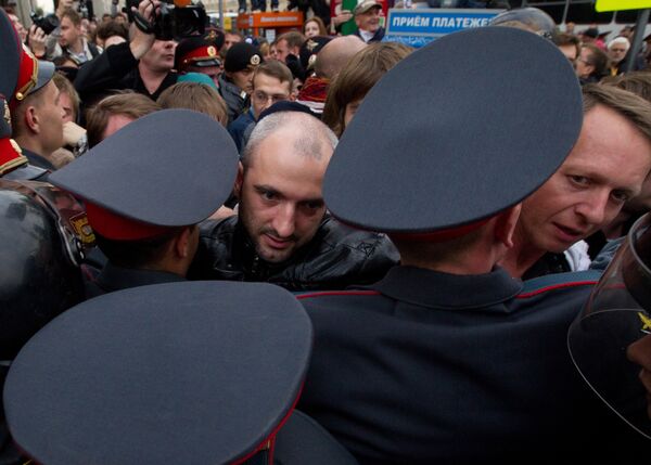 Задержаны участники несанкционированной акции в защиту 31-й статьи Конституции Задержаны участники несанкционированной акции в защиту 31-й статьи Конституции
