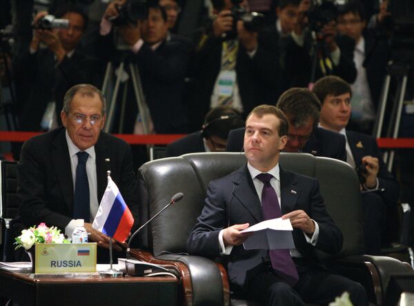 Дмитрий Медведев на саммите Россия - АСЕАН Дмитрий Медведев на саммите Россия - АСЕАН