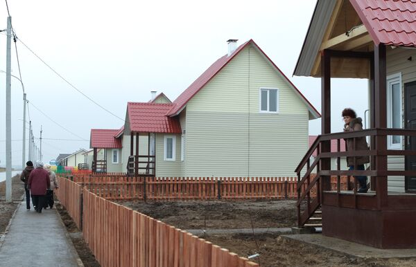 Открытие поселка Боталово-4 для пострадавших от лесных пожаров в Нижегородской области Открытие поселка Боталово-4 для пострадавших от лесных пожаров в Нижегородской области