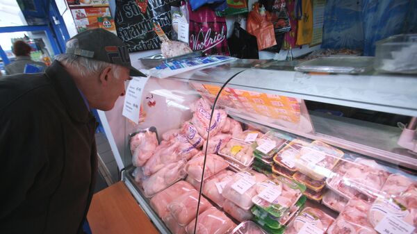 Продажа мяса птицы в России Продажа мяса птицы в России