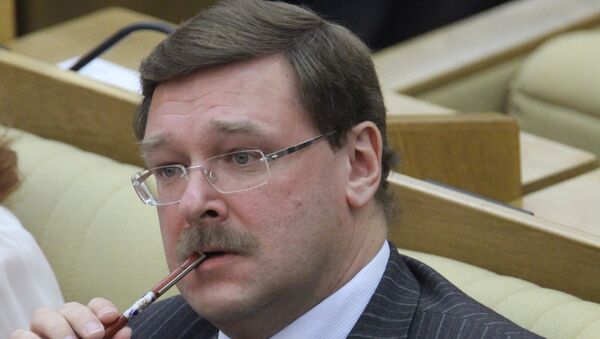 Председатель думского комитета по международным делам Константин Косачев. Архивное фото Председатель думского комитета по международным делам Константин Косачев. Архивное фото