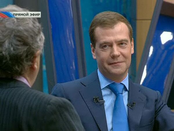 Интервью Дмитрия Медведева по итогам года Интервью Дмитрия Медведева по итогам года