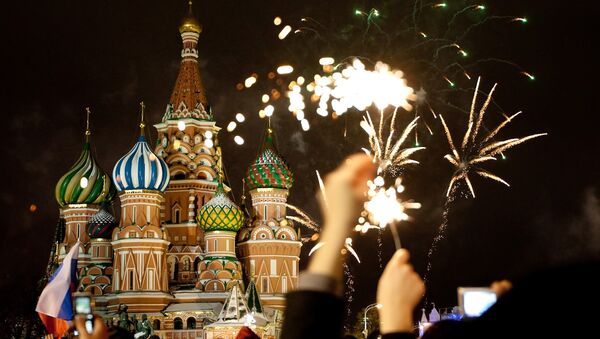 Встреча Нового года в центре столицы. Архив Встреча Нового года в центре столицы. Архив