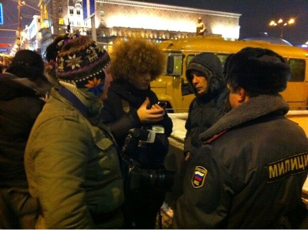 Ситуация на Триумфальной площади в Москве Ситуация на Триумфальной площади в Москве