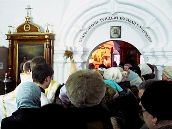Освящение воды в Вологде Освящение воды в Вологде