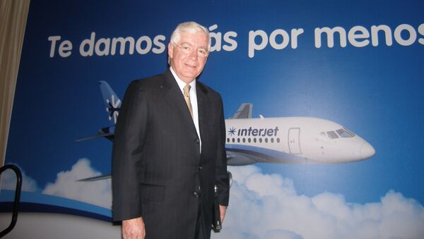 Генеральный директор Interjet Хосе Луис Гарса. Архивное фото Генеральный директор Interjet Хосе Луис Гарса. Архивное фото